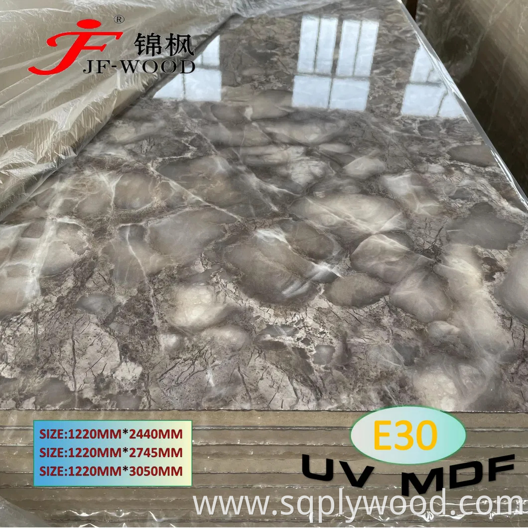 High Glossy UV MDF Blockboard Particle Board MDF UV Board